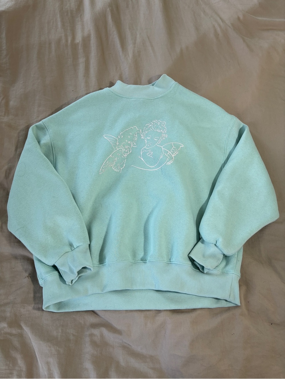 Forever 21 Mint Green Crewneck